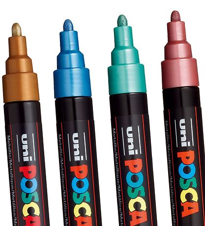Posca Filzstifte - PC-5M - 8 st. - Metallic Mehrfarbig