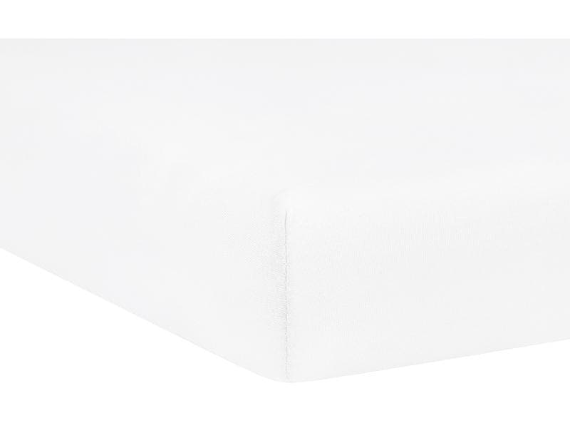 Julius Zöllner Fix-Leintuch Jersey Weiss 70 x 140 cm Kuscheliges Spannbetttuch aus Jersey