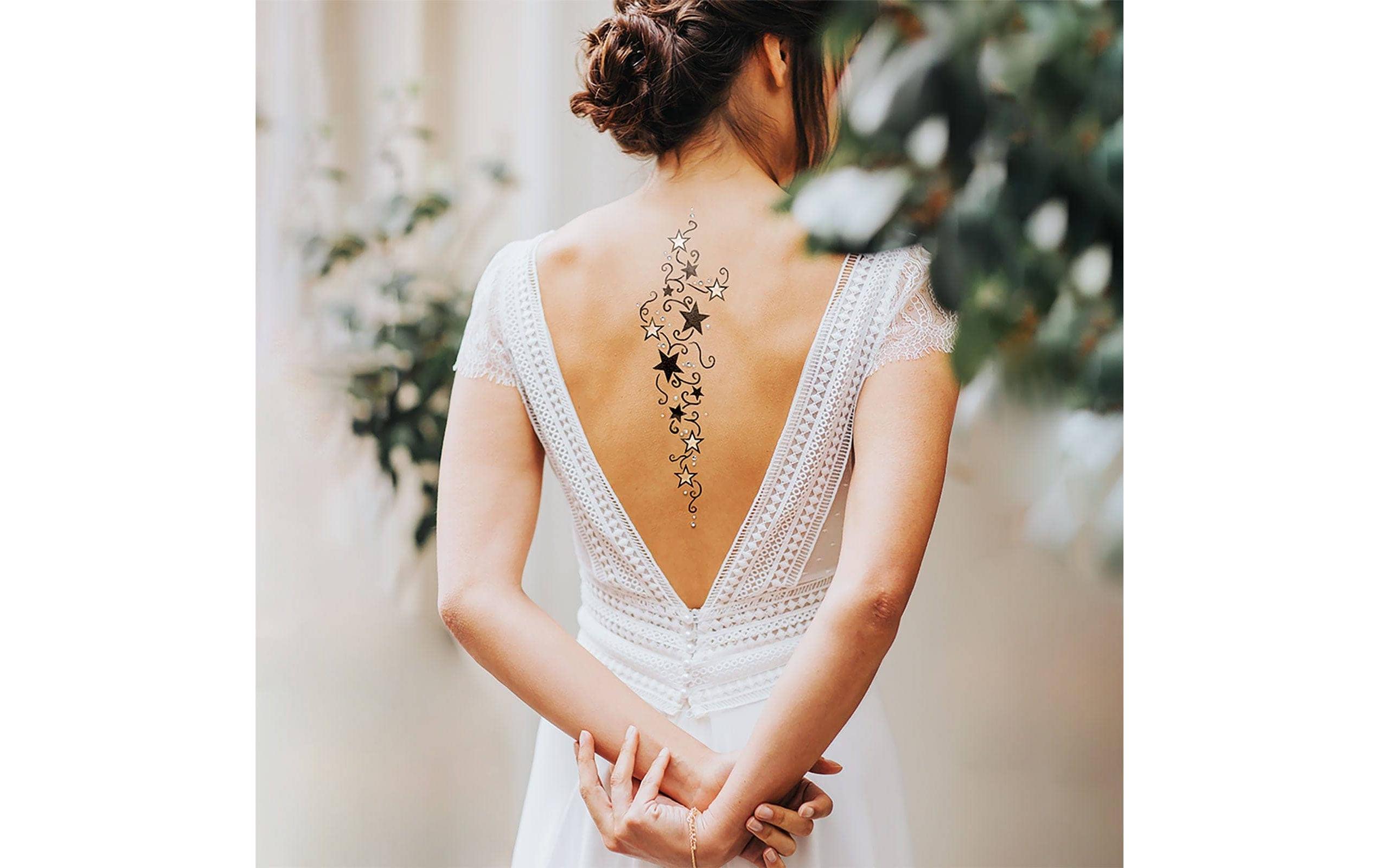 Tattoostempel Sterne MediumMotiv-Stein für das perfekte Outdoor-Make-Up