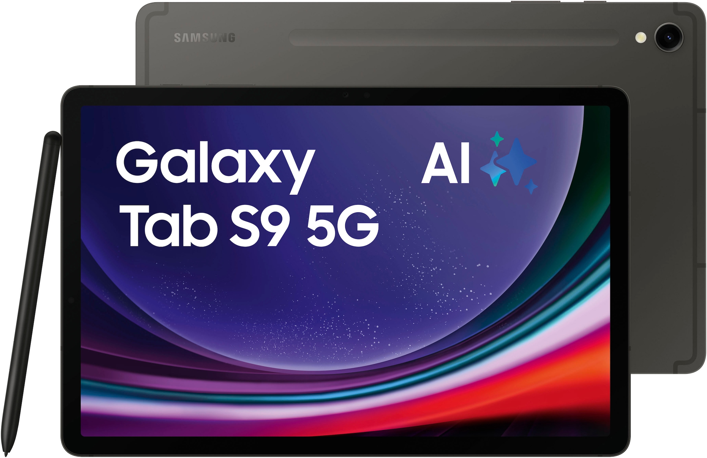 Samsung Tablet »Galaxy Tab S9 5G« (27,81 cm / 11 ″) Android 128 GB WQXGA 5G AI-Funktionen)