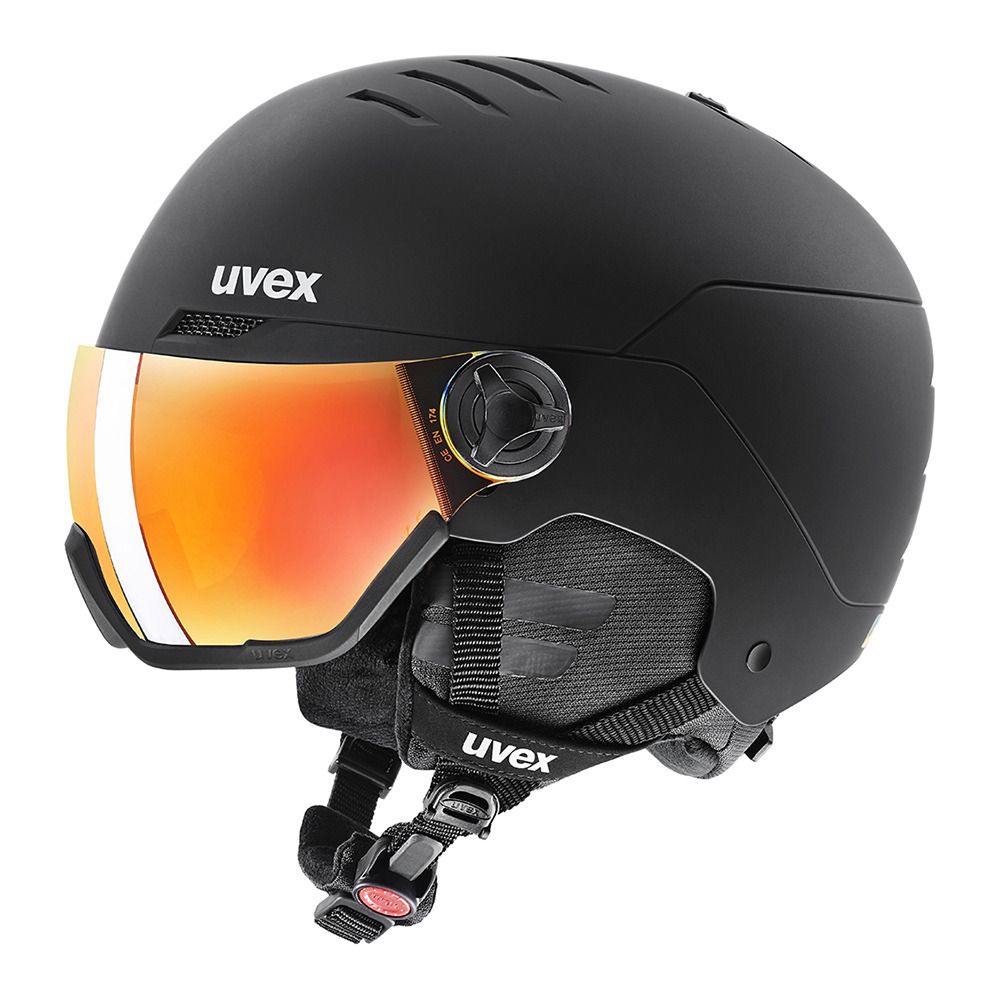 Uvex WANTED VISOR - Casque ski black mat