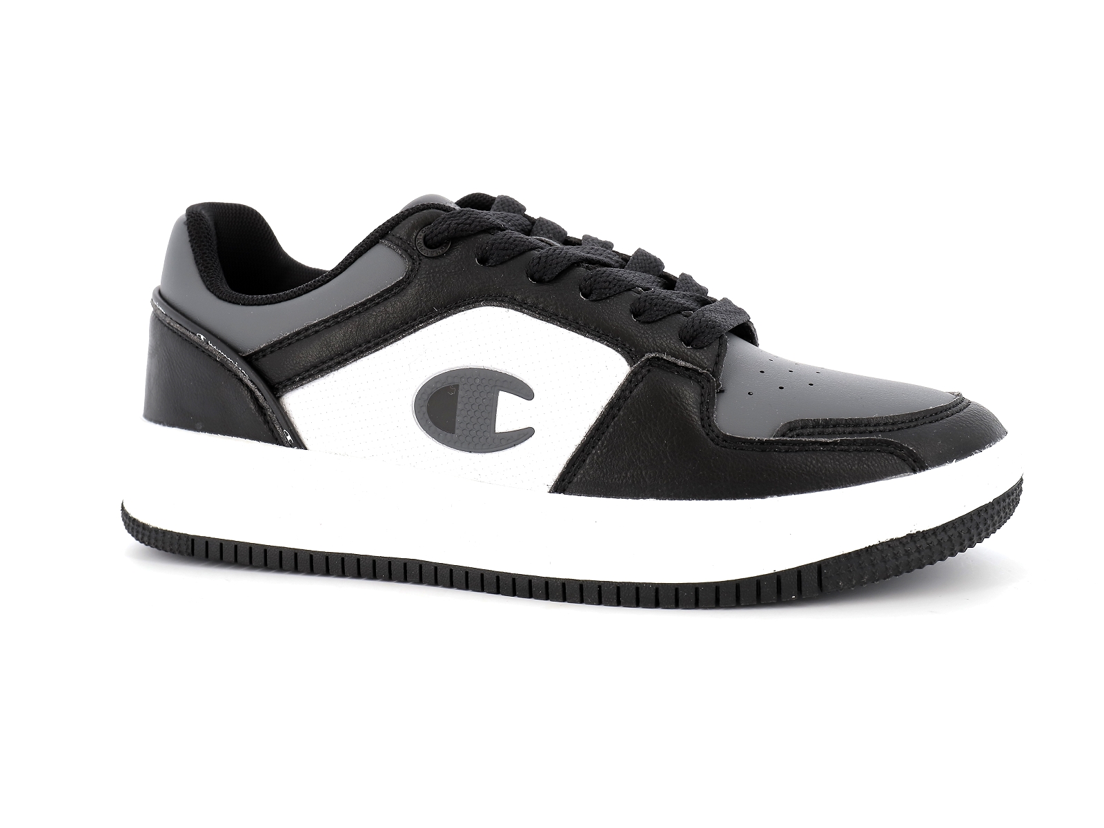 Champion-S21727 Matières combinées Noir Gris