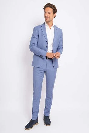 Suitable Toulon Kostuum Wol Blauw SPE251028TO12ST-210 kopen