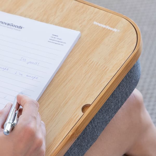 BRUKT Bærbar skrivebord til bærbar PC med oppbevaringsbrett Larage InnovaGoods (Fikset A+)