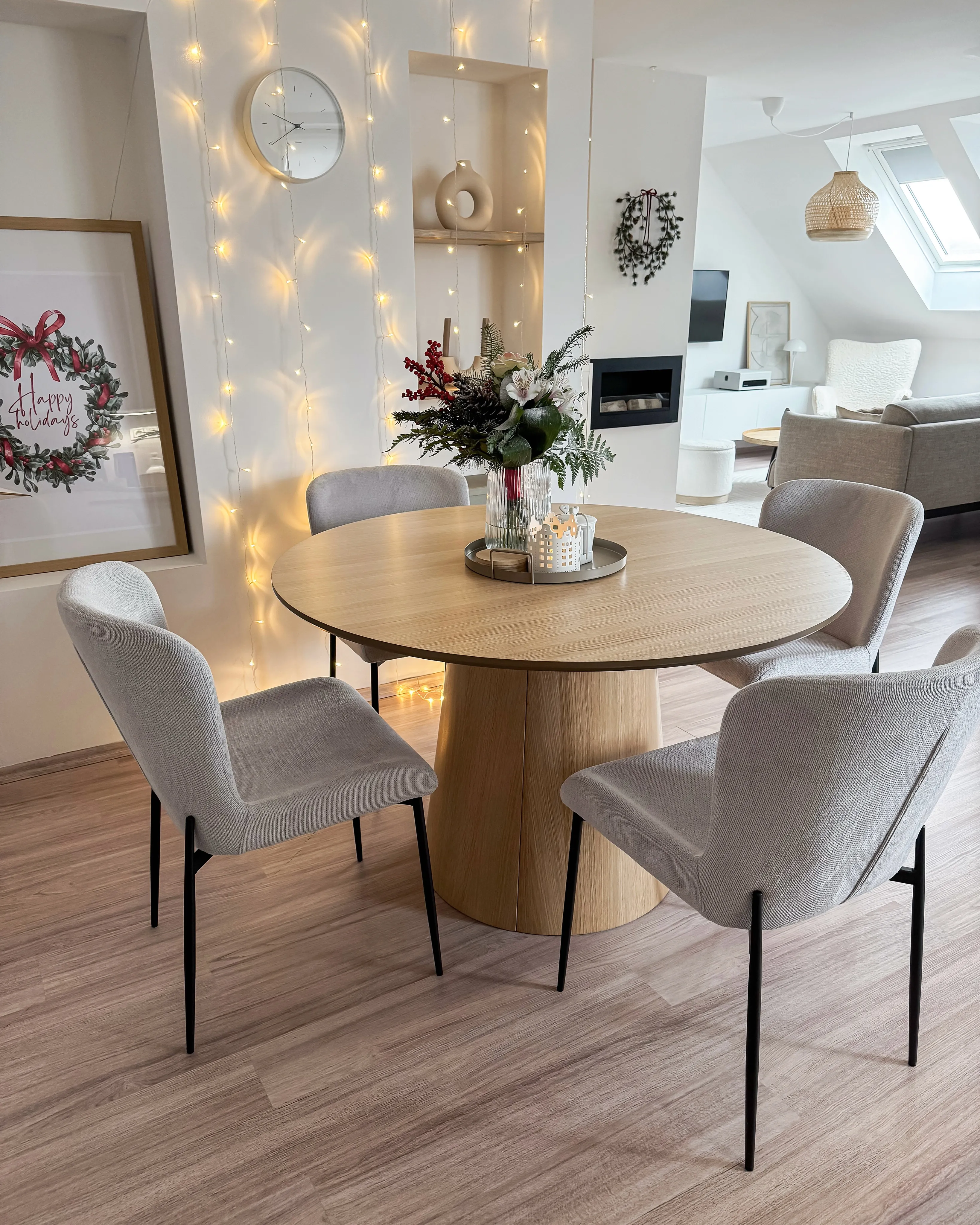 Set van 2 eetkamerstoelen ADA Donkergrijs