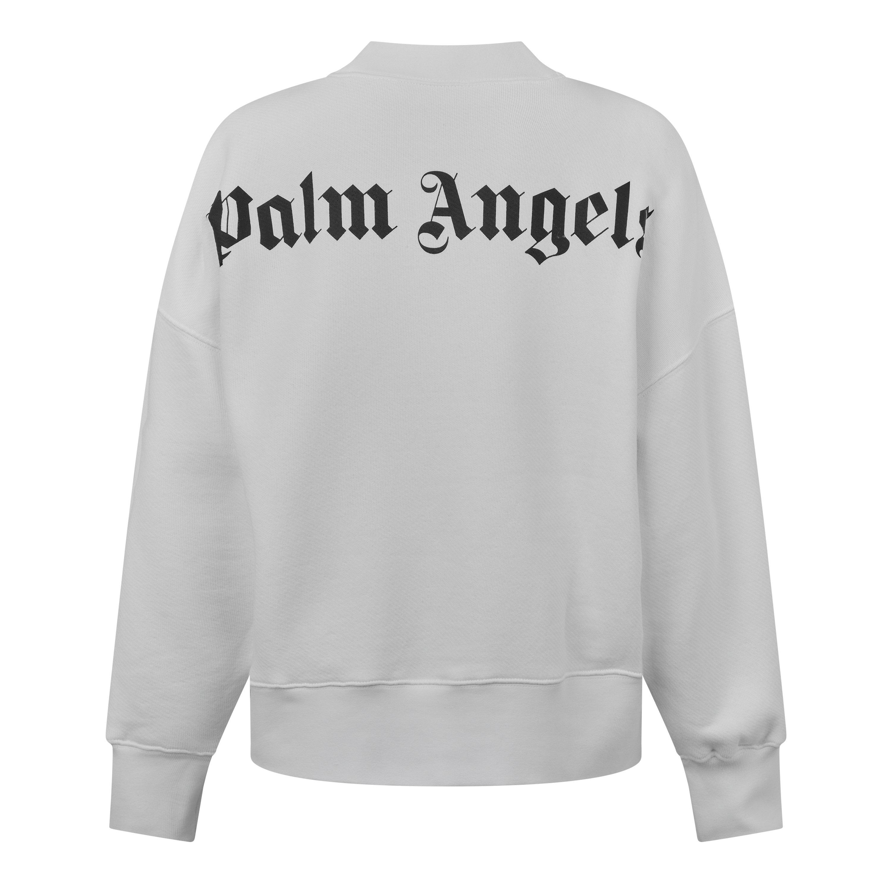 Palm Angels Classic Curved Logo Crew-Neck Sweater Ladies