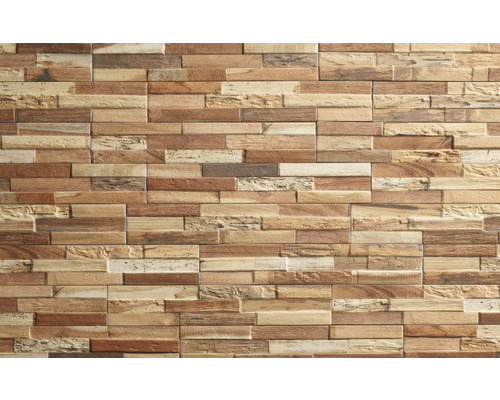 Porseleinen steengoed gevelsteen Klimex UltraStrong Teak Colorado 40x16,6 cm