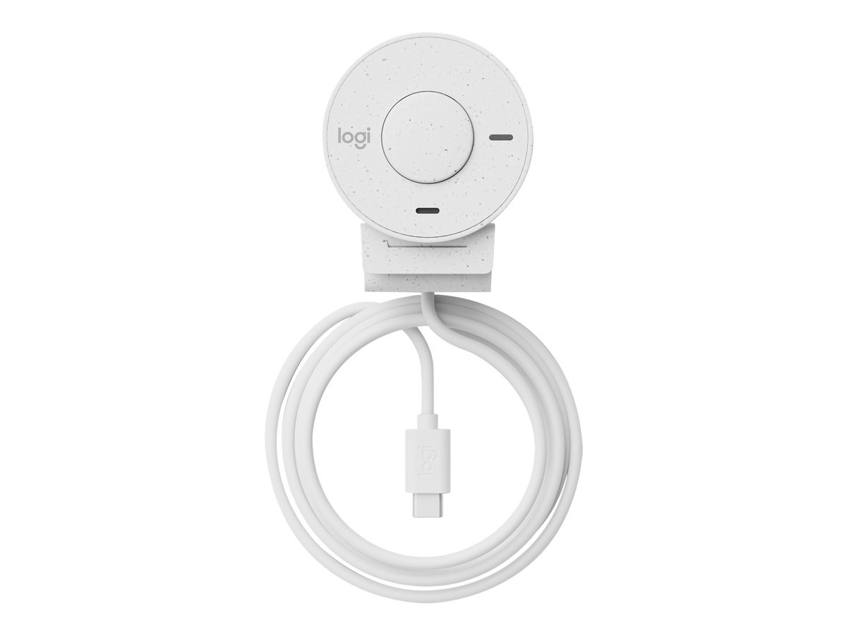 Logitech - Brio 300 Full HD webcam, Off-white
