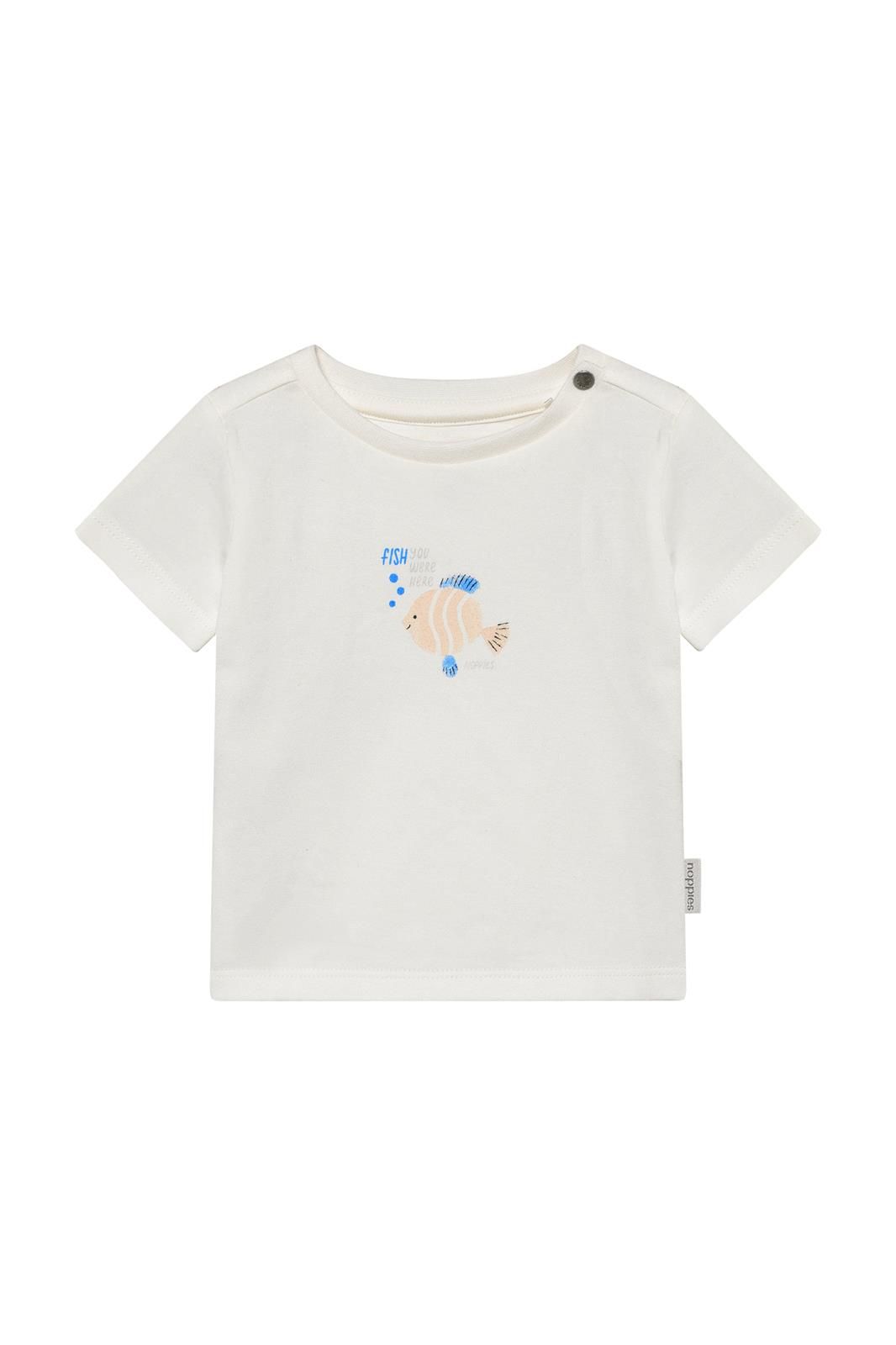 Noppies Newborn T-shirt - Egret
