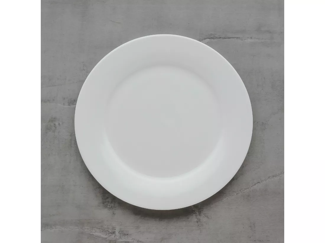 Assiette À Dessert Bianco 1.5 x 21.8 Blanc Moyen