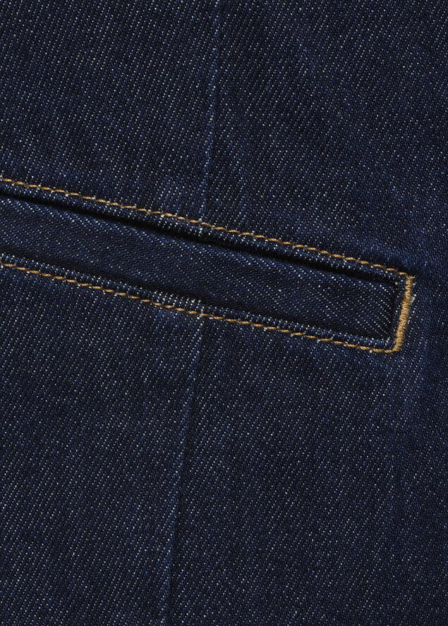 MANGO WAISTCOAT. -- LOUISE Open blue