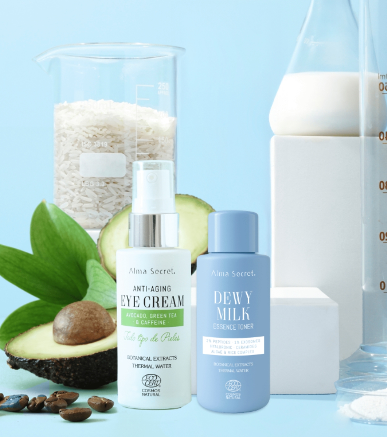 Alma Secret - Kit para Contorno dos Olhos e Mini Dewy Milk