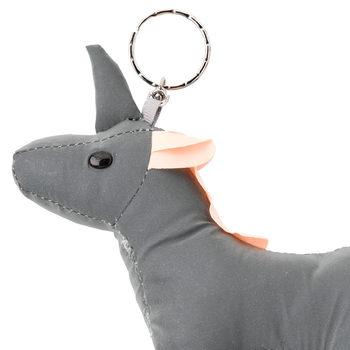 Topolino Reflektierender Anhänger Einhorn grau