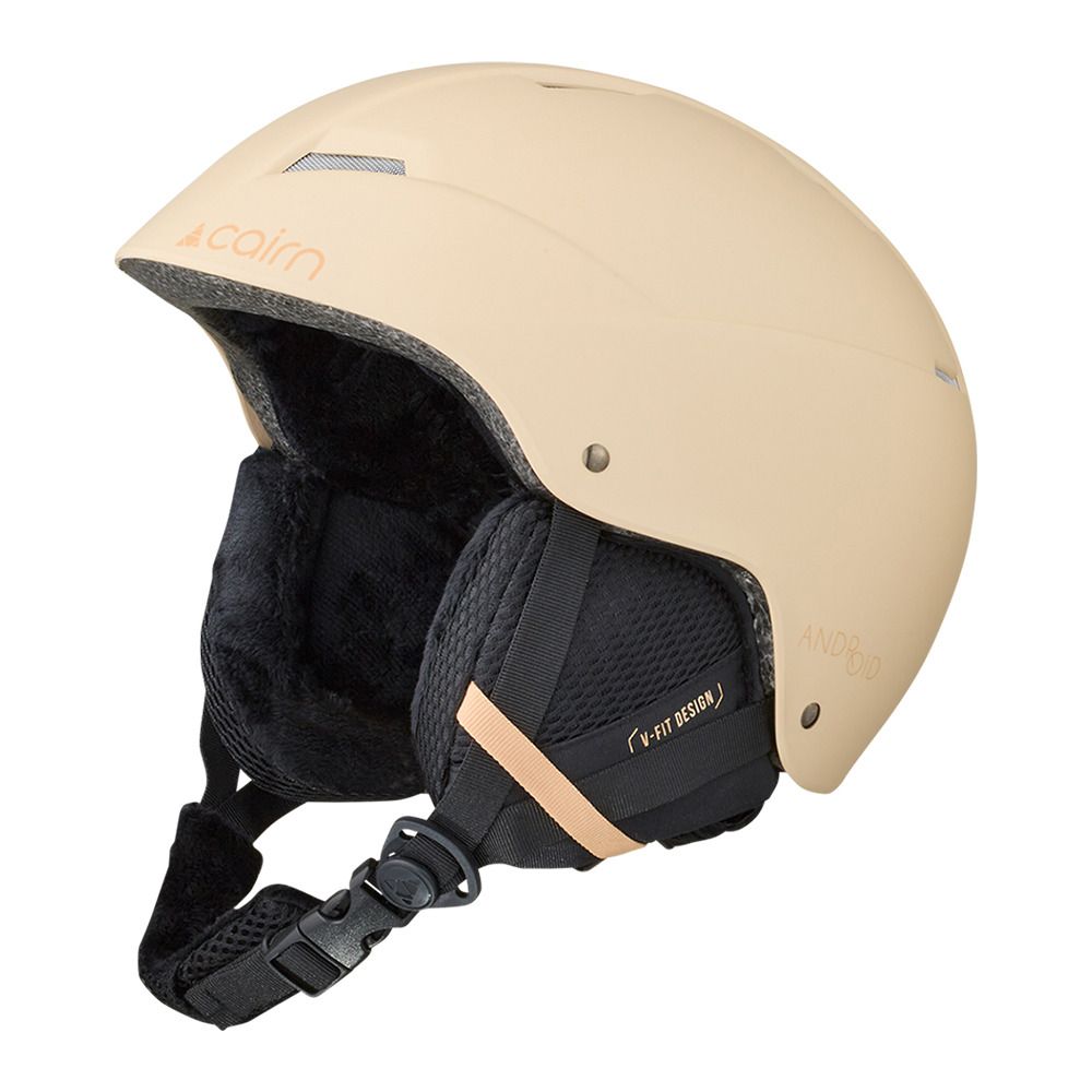 Cairn ANDROID - Casque ski Femme mat sand latte