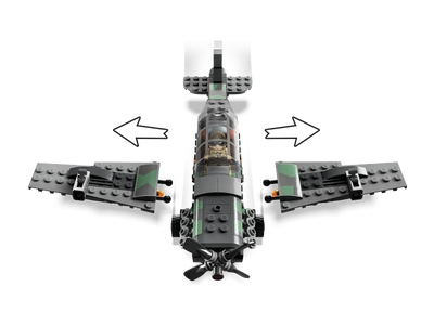 LEGO Gevechtsvliegtuig achtervolging (77012)