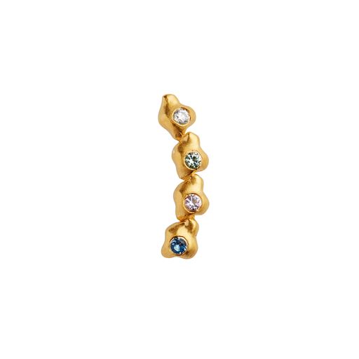 Stine A Four Glimpse Ørering, Guld, Left