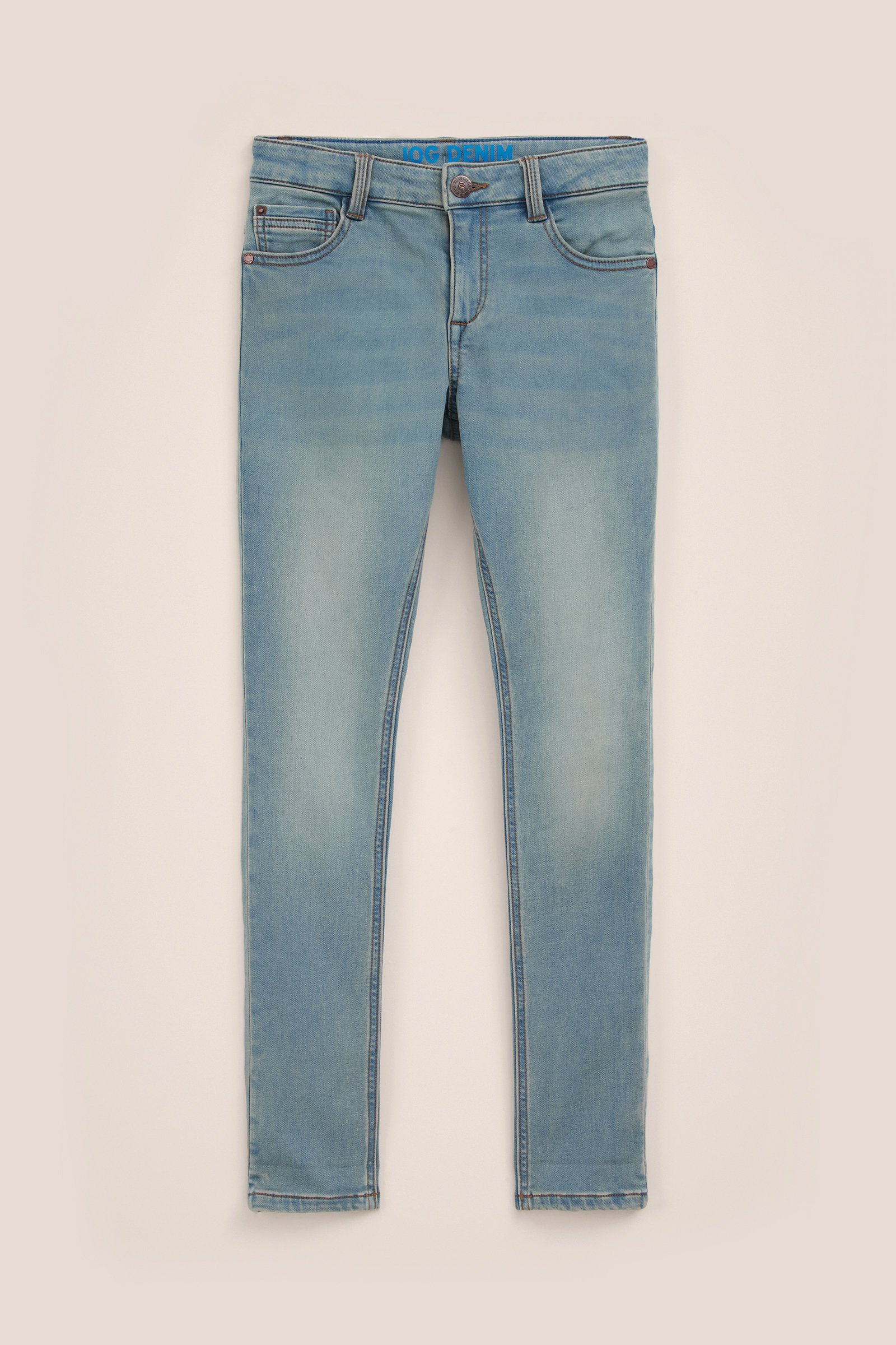Jongens skinny fit jeans van jog denim Blue Ridge Blauw