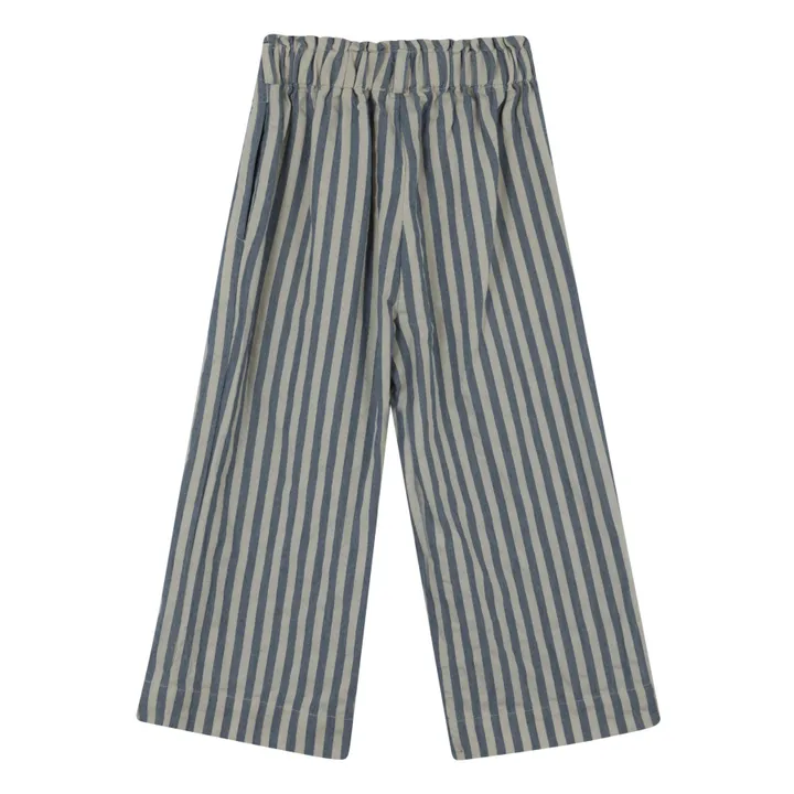 Babe & Tess Pantalon Rayé Summer | Bleu indigo