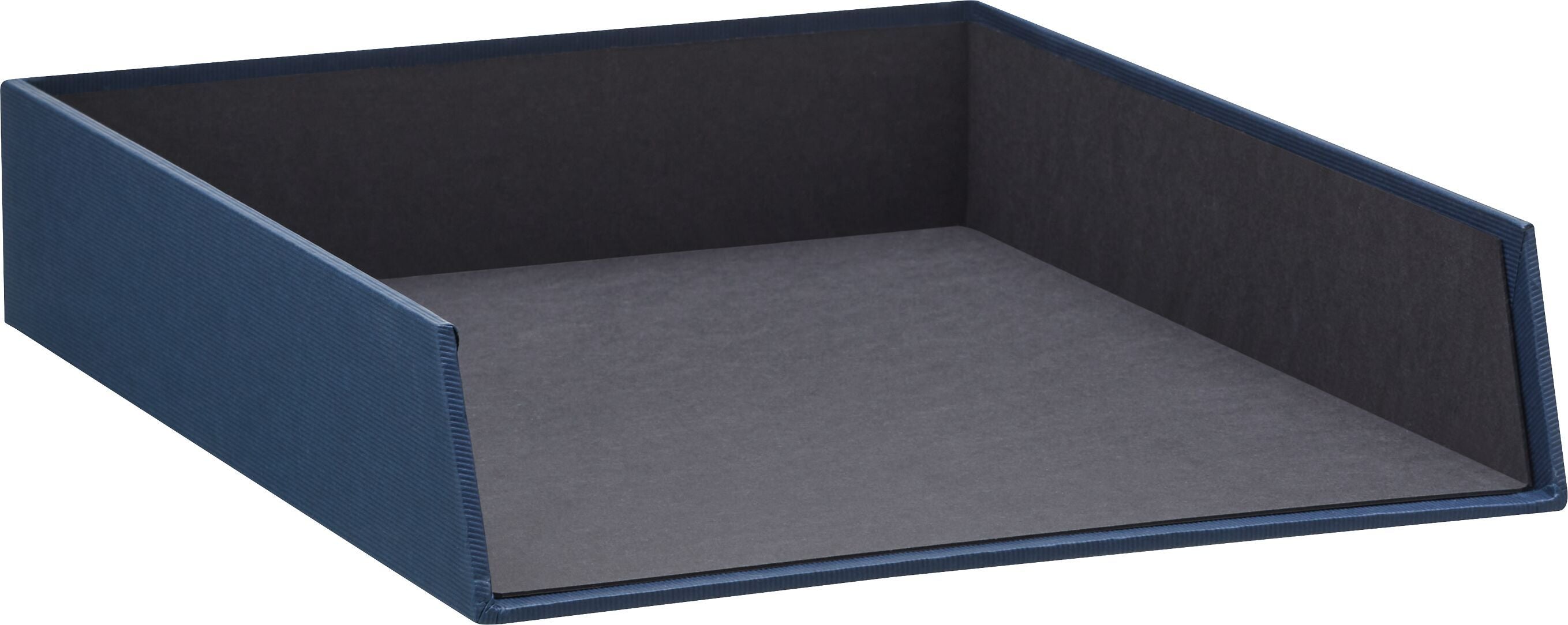 SOHO Papierablage A4 blau - Blau / B: 26.0 cm x T: 31.5 cm x H: 6.0 cm