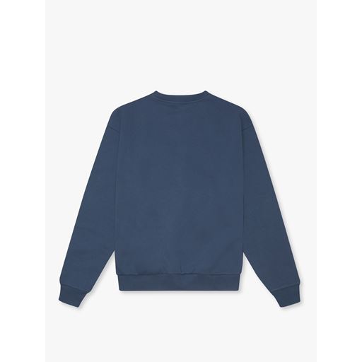 7 DAYS Active Organic Crewneck Sweatshirt, Dark Denim, L