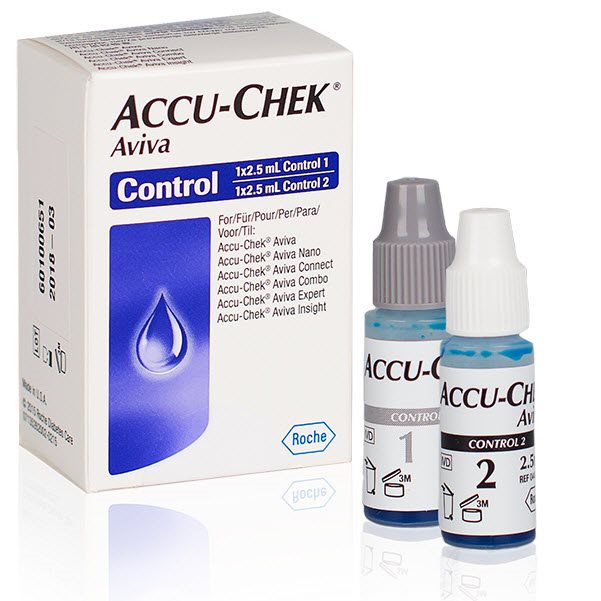 ACCU-CHEK Aviva Kontroll-Lösung<br>2 × 2.5 ml, Lösung