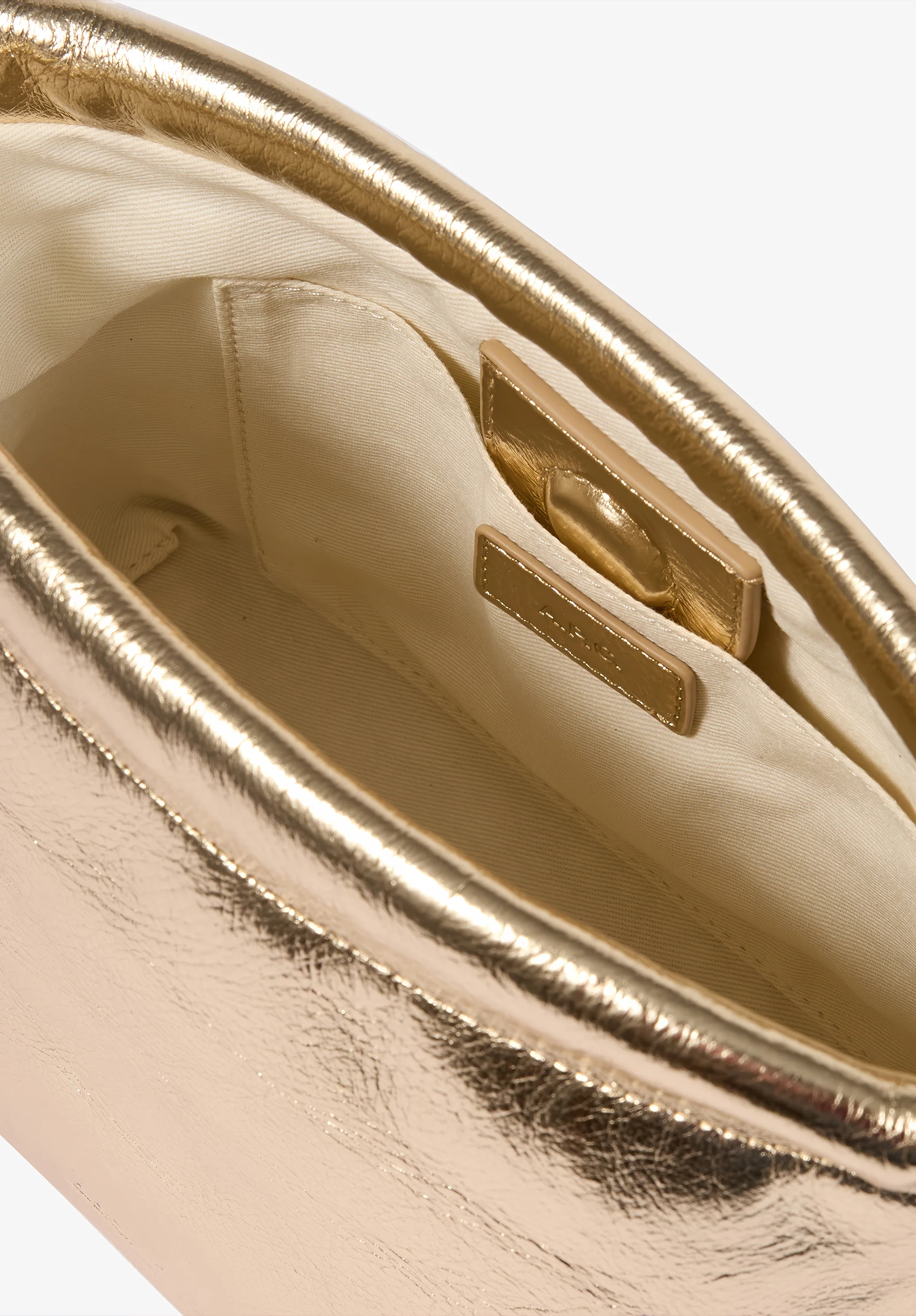 Sac Ninon Mini - Or pale