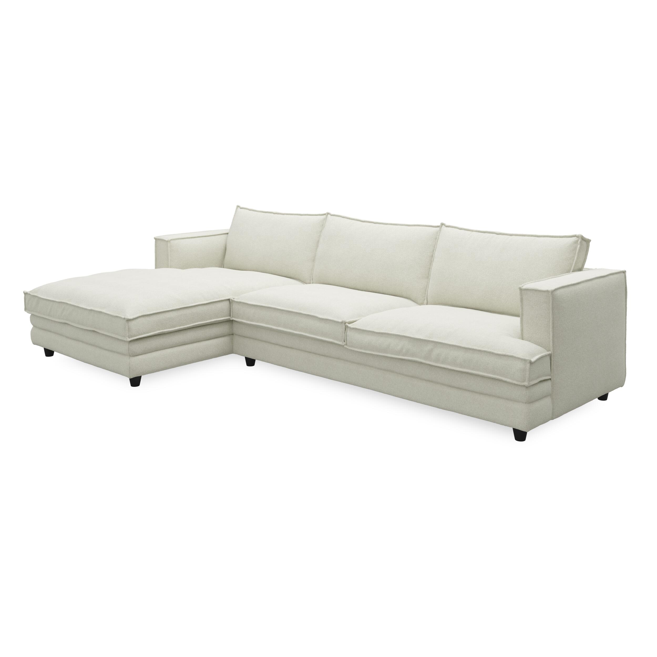 Agir venstrevendt sofa med chaiselong