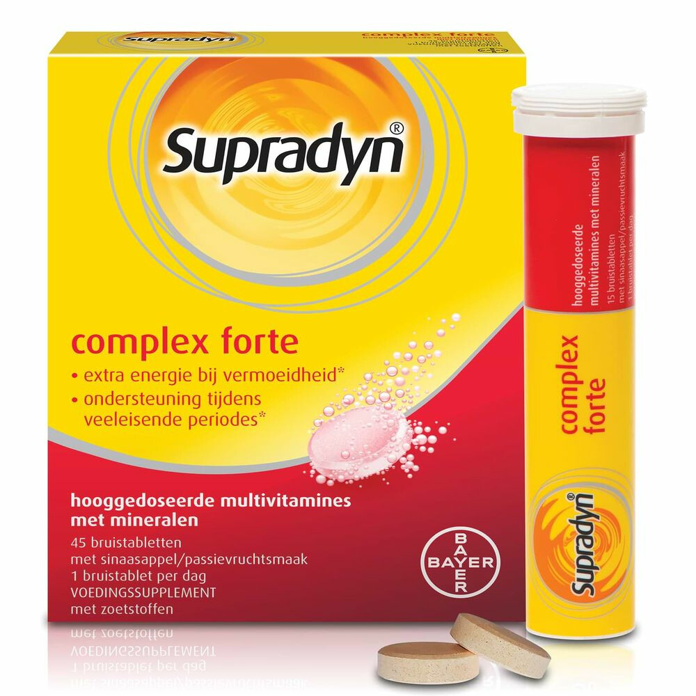 2x Supradyn Complex Forte45 bruistabletten