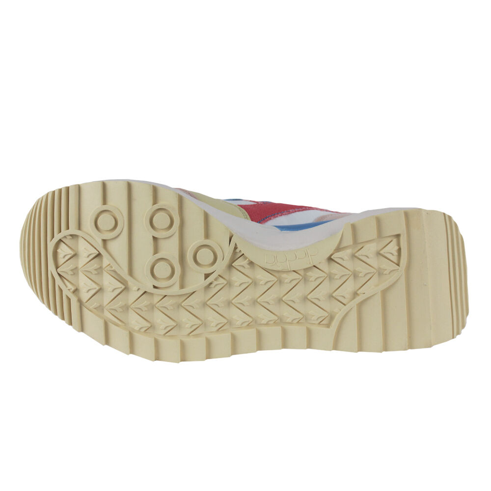 Tênis Diadora Jolly C9868 Branco/Areia da Noite/Couro Quente