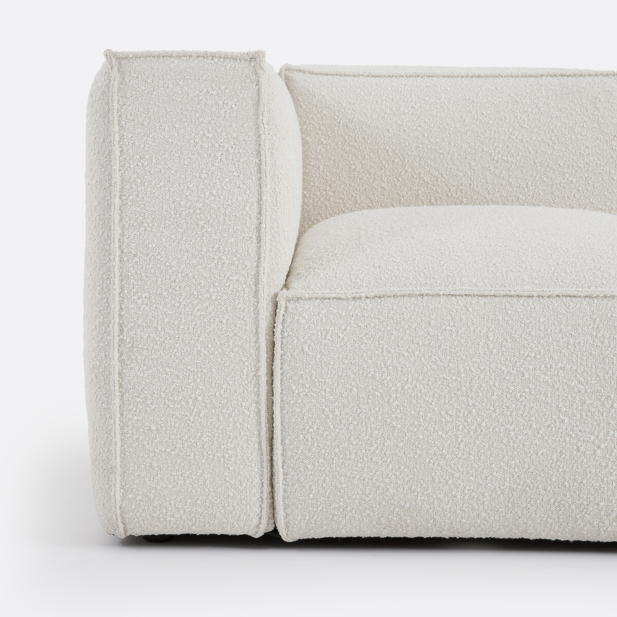 LA REDOUTE INTERIORS<br>Banco modular, 2 zit, boucle, Seven