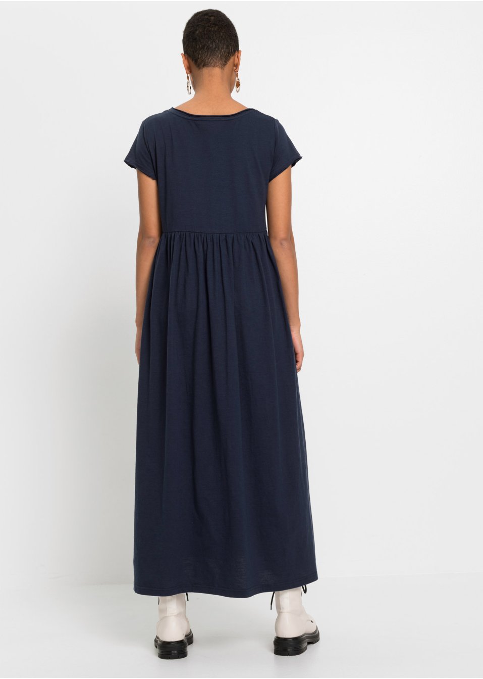 Robe longue en coton