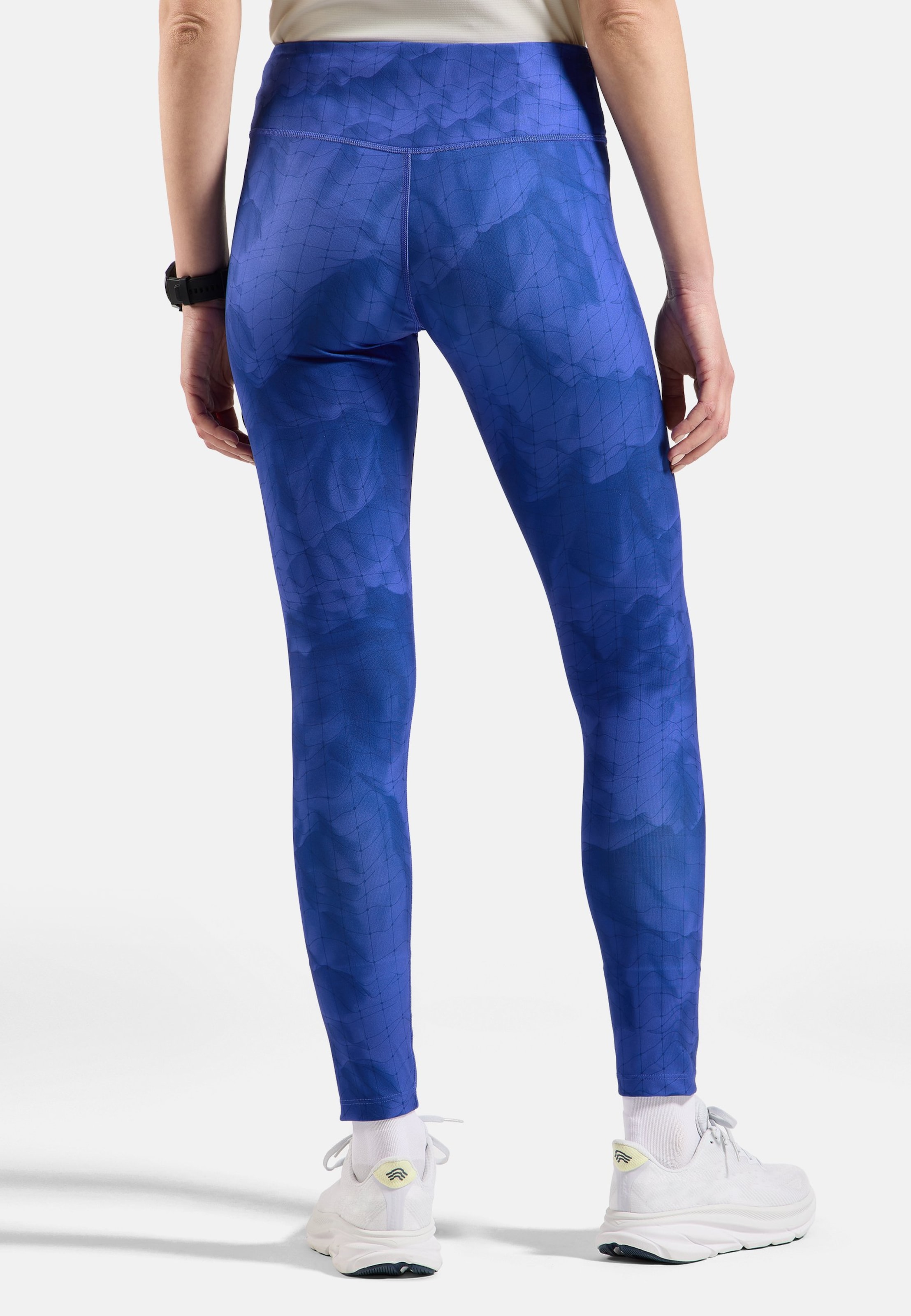 Zeroweight Lauftights mit Hyper-Print in Dazzling Blue