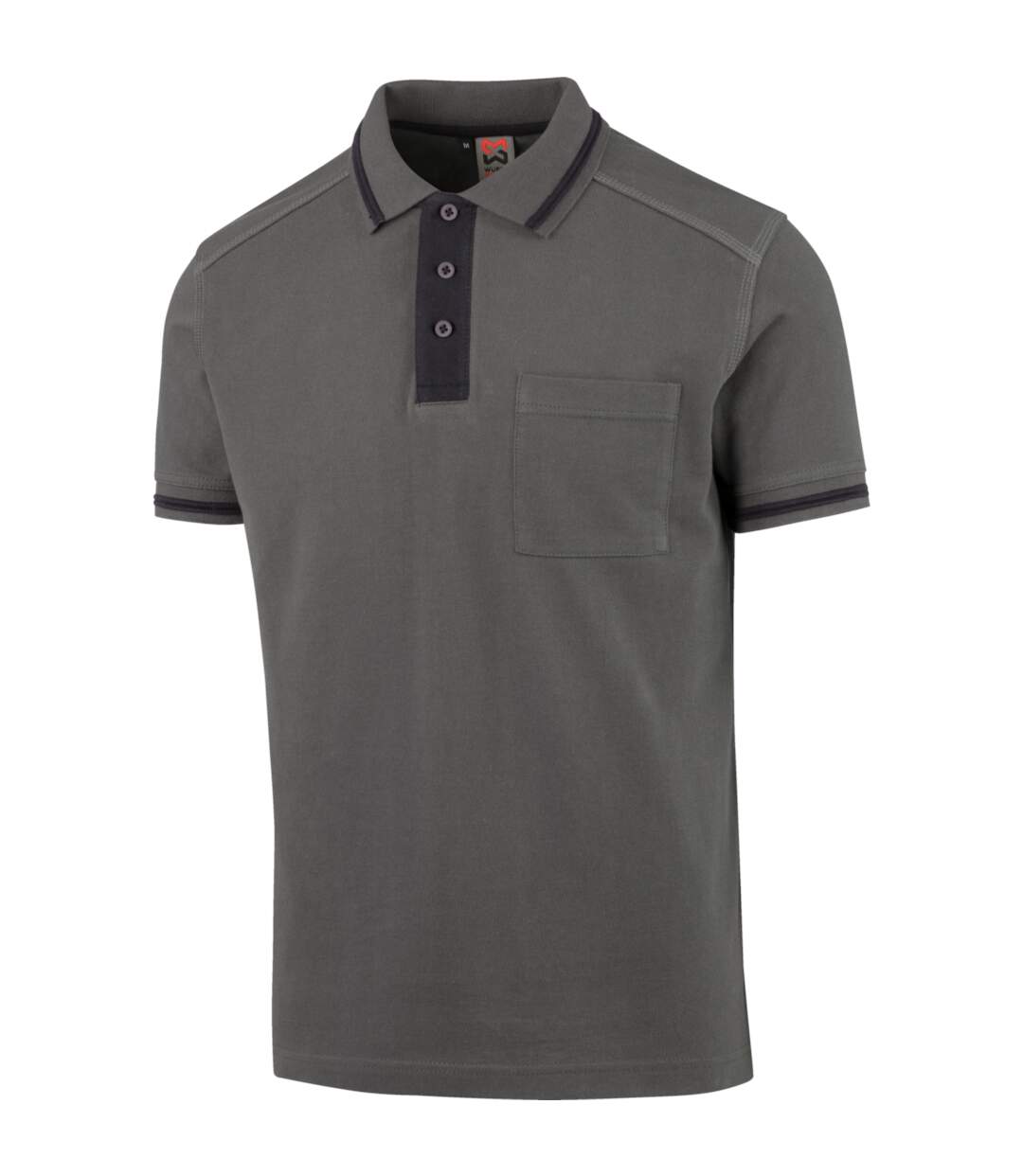 Polo de travail Classic Würth MODYF Gris Marine