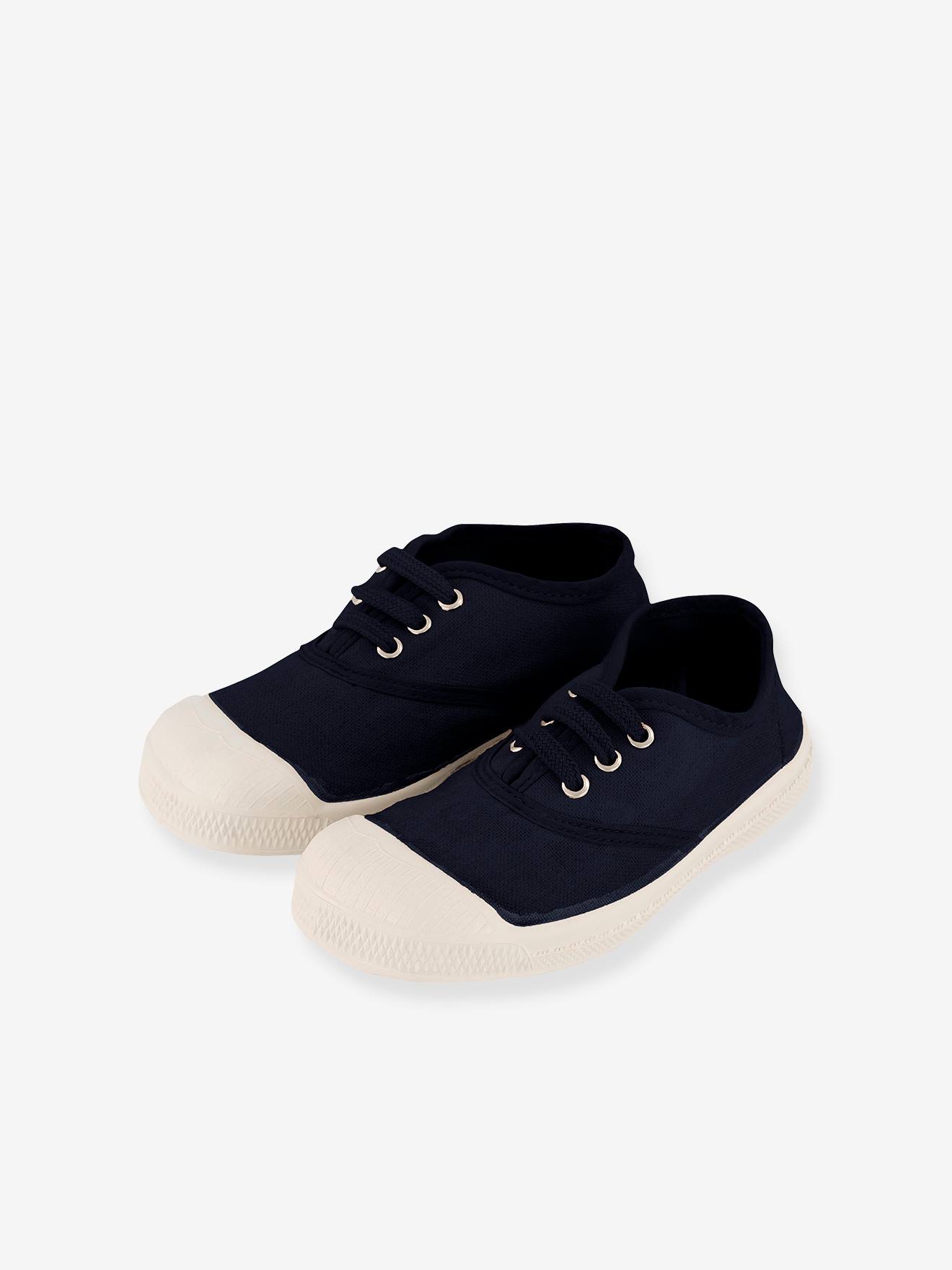 Tênis de algodão cáqui com cadarço BENSIMON®
