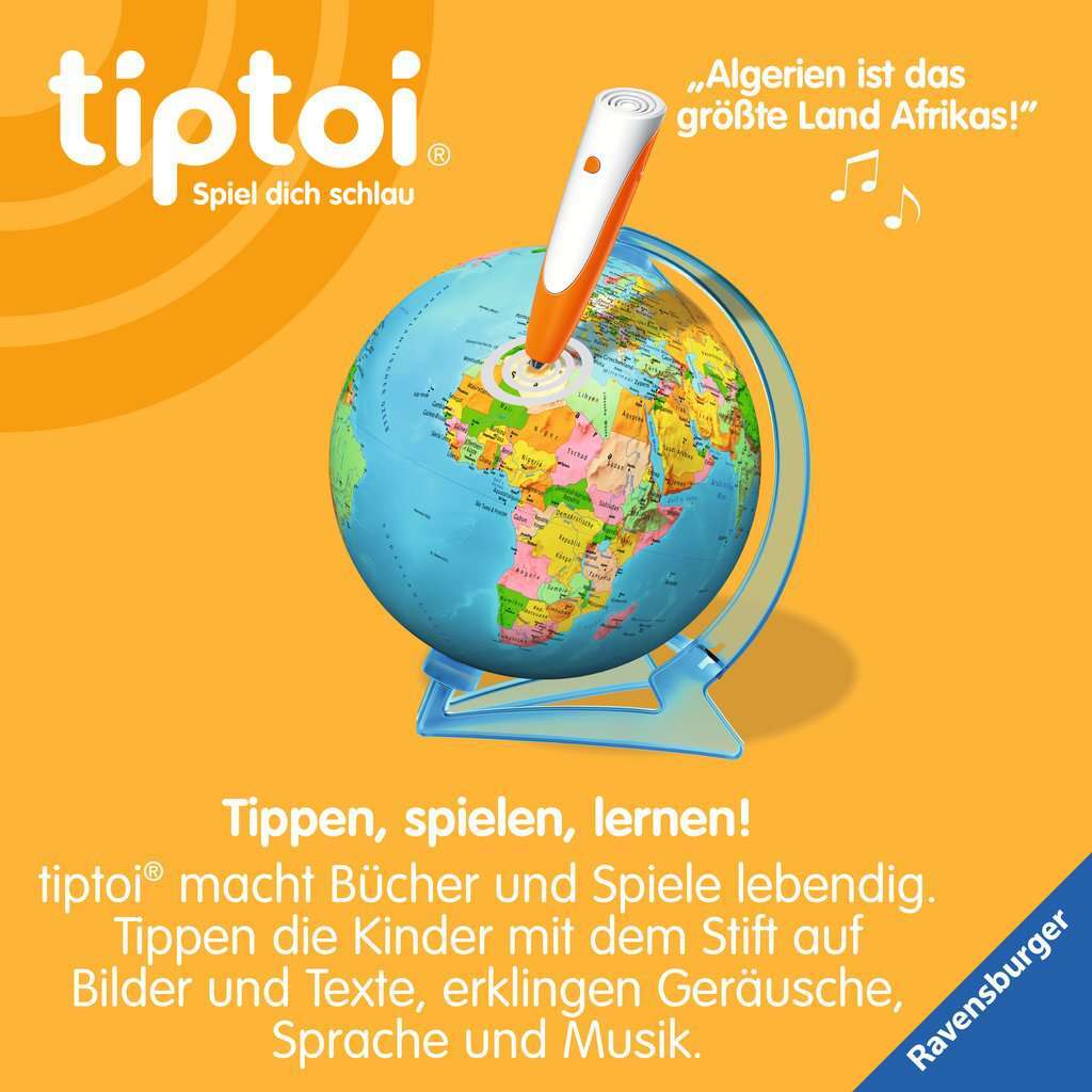 Ravensburger Spiel tiptoi® Der interaktive Wissens-Globus