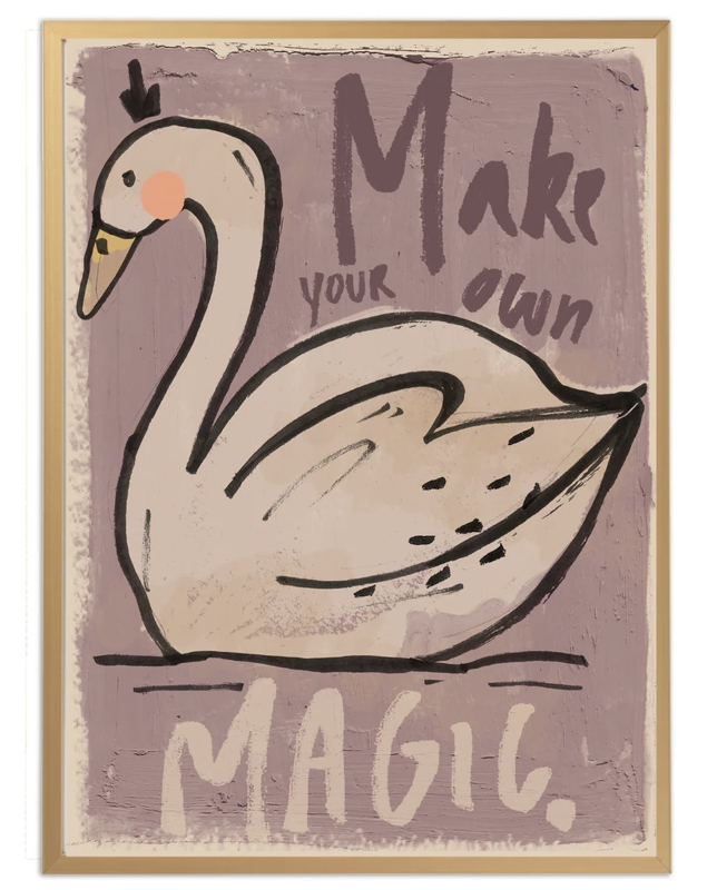 Poster zwaan