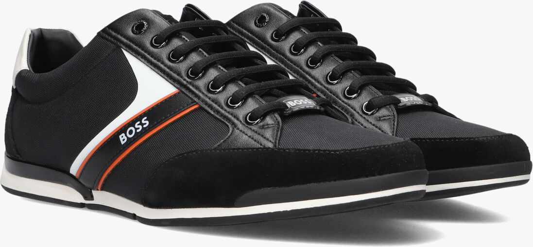 BOSS zwarte boss lage sneakers saturn lowp