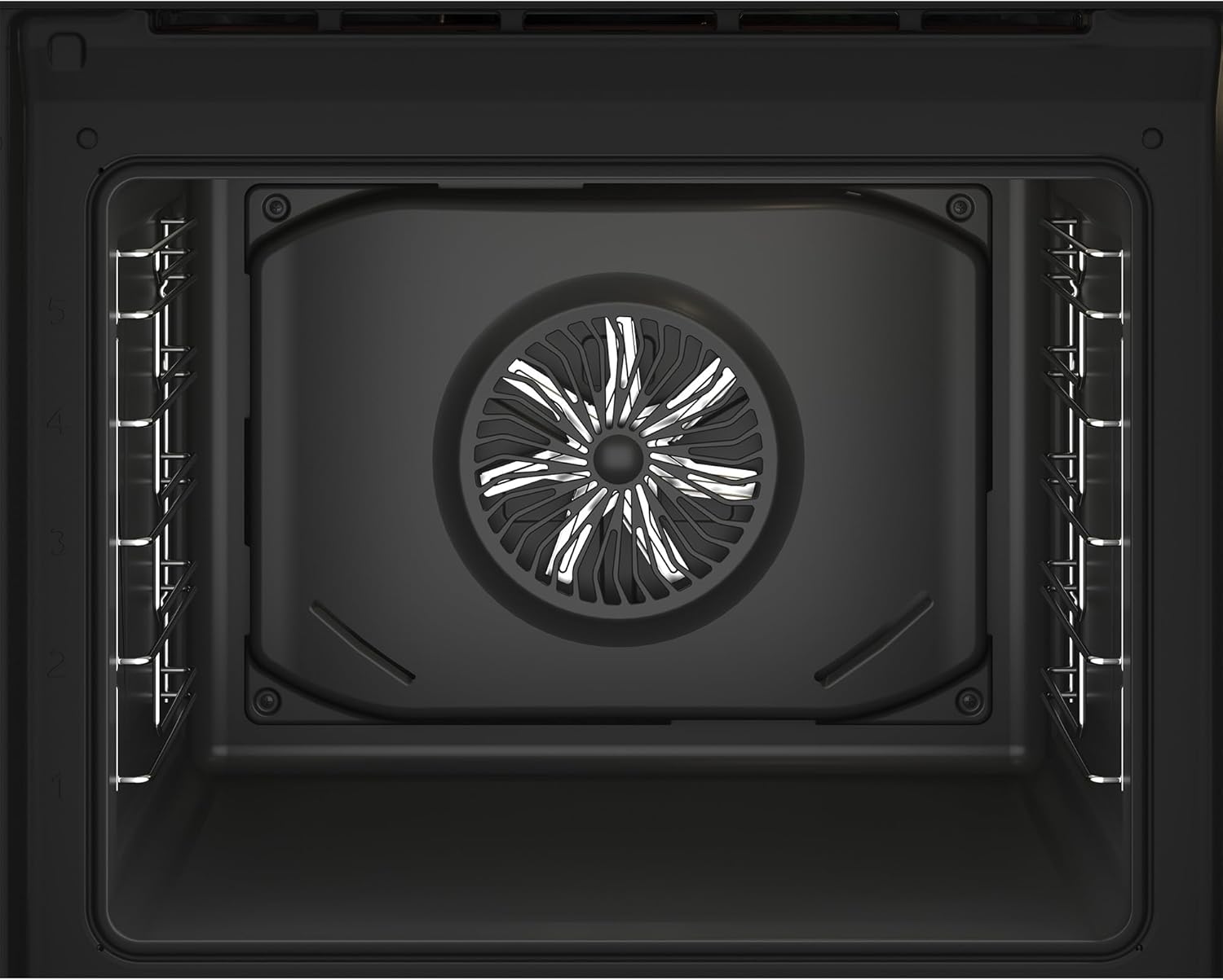 Beko BBUE12020X Einbau-Herd-Set, Multifunktionsofen mit 6 Heizarten und Glaskeramik-Kochfeld, SteamShine-Reinigung, AeroPerfect, Schwarz-Edelstahl