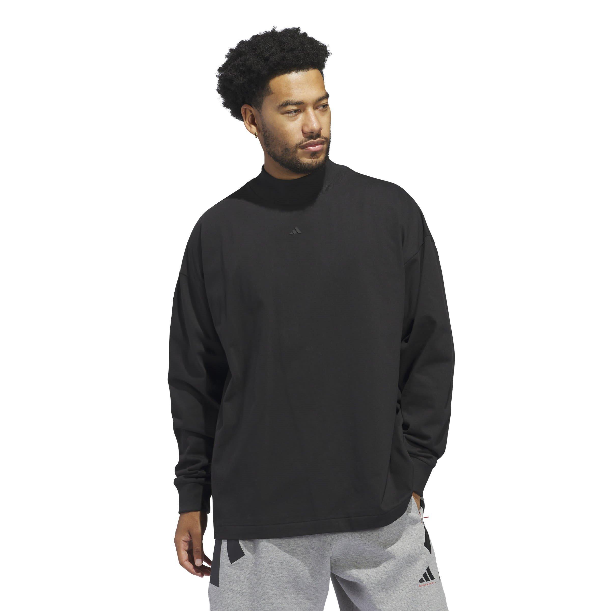 adidas Basketball Long Sleeve T Shirt Unisex Adults