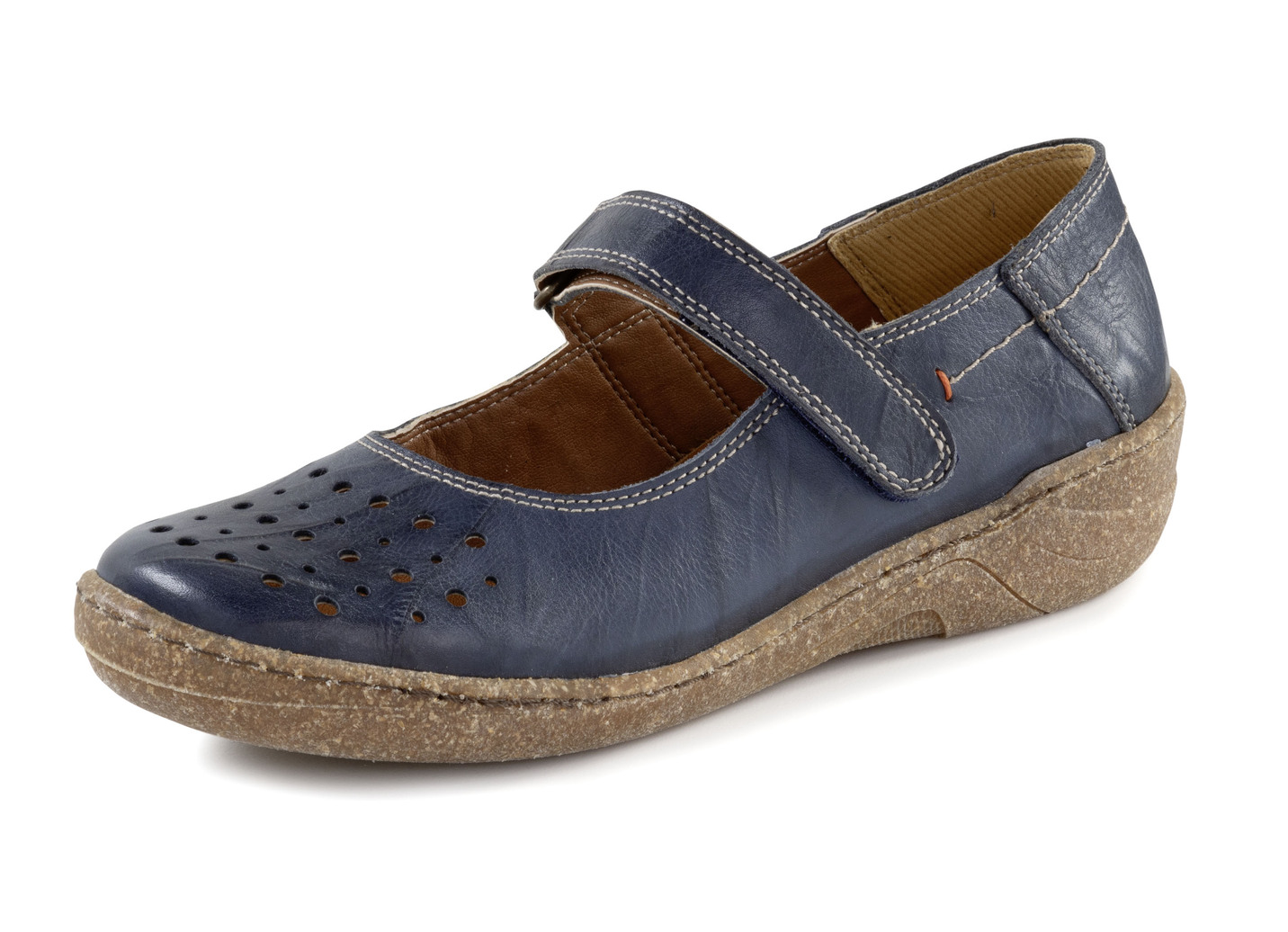 ELENA EDEN Slipper aus schattiertem Nappaleder