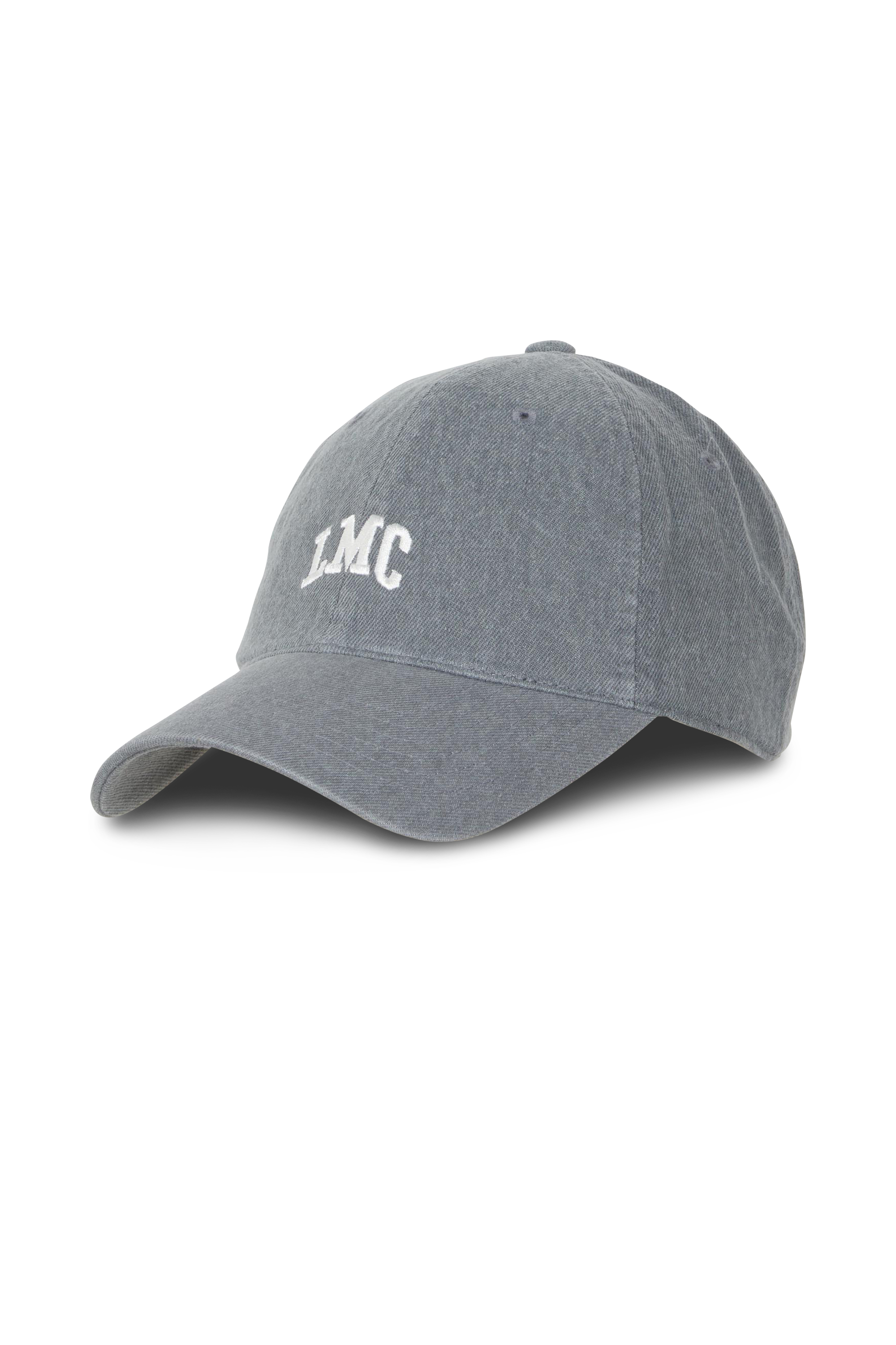 LOST MANAGEMENT CITIES Casquette DENIM ARCH OG 6PANEL CAP Gris