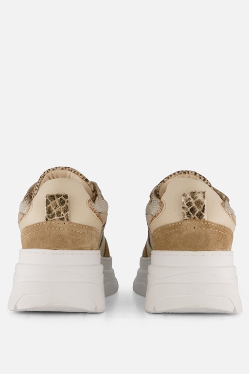 PS Poelman Jana Sneakers beige Leer