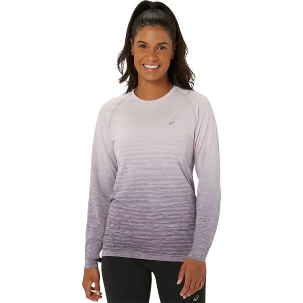T-shirt running ASICS SEAMLESS LS TOP W WATERSHED ROSE/DUSTY MAUVE