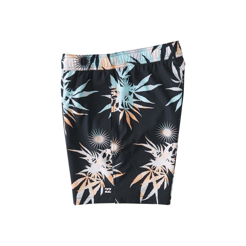 Billabong SUNDAYS - Short de bain Homme black floral