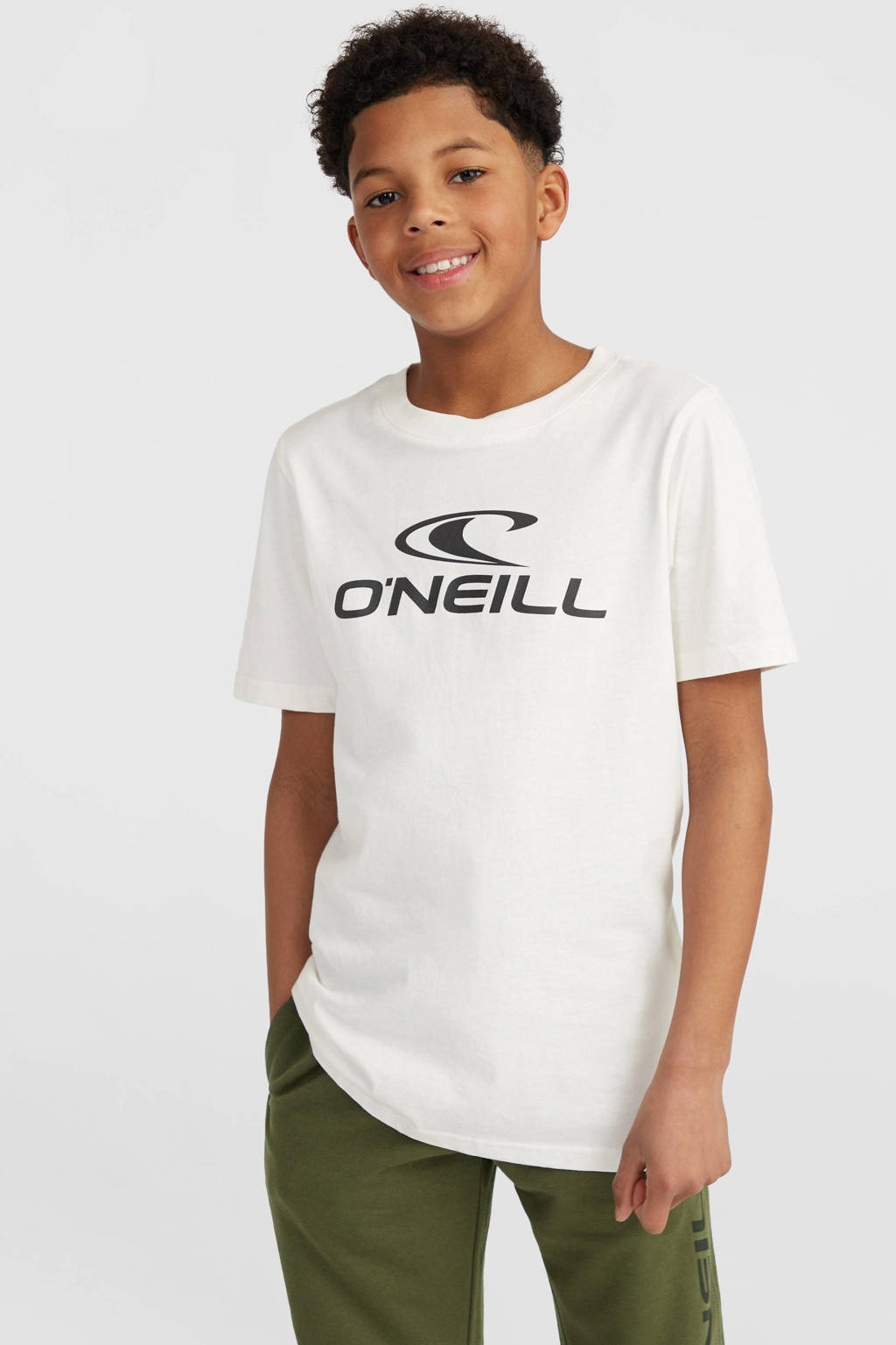 O'Neill T-shirt met logo wit