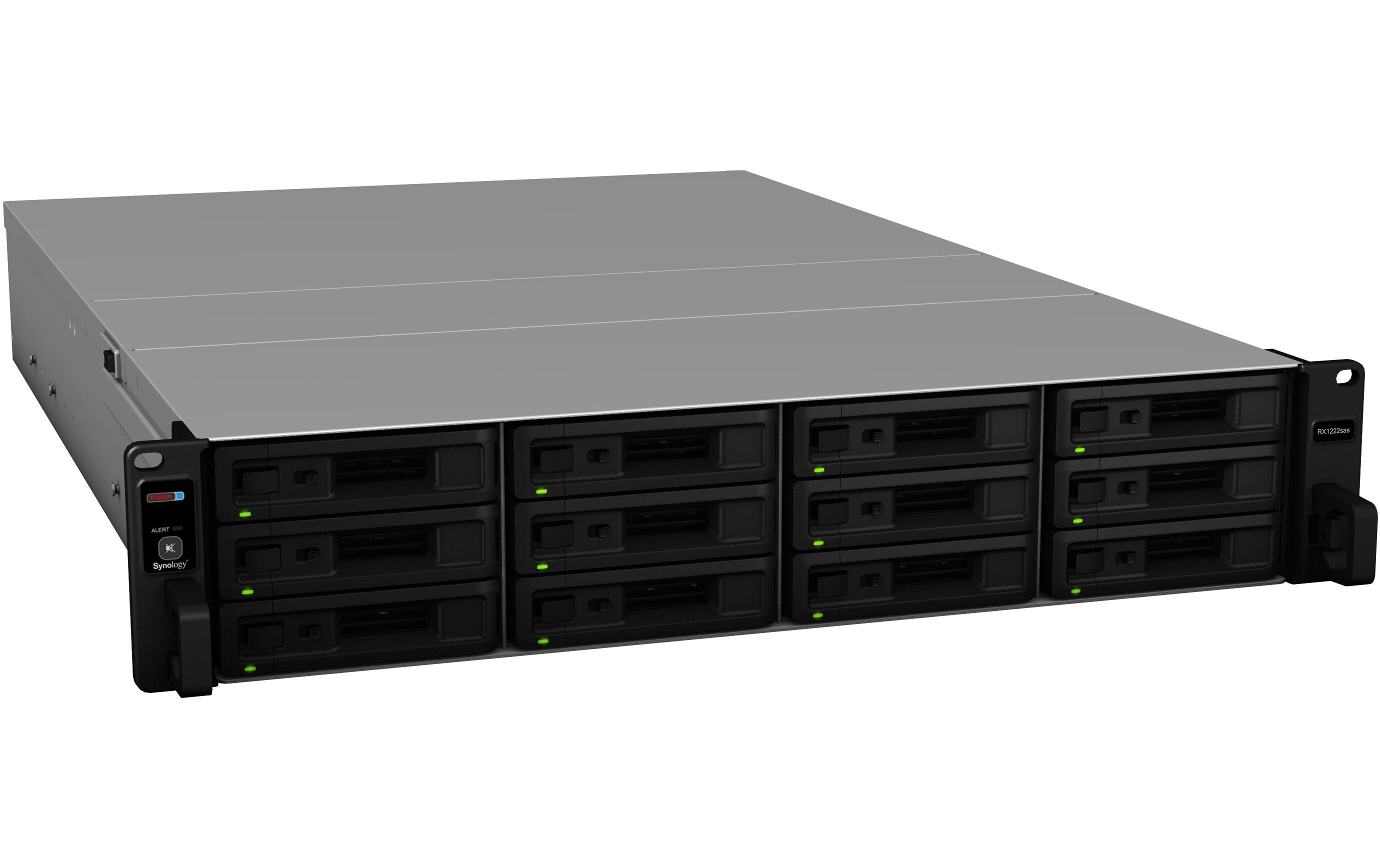 NAS-Erweiterungsgehäuse RX1222 sas 12-bay<br>NAS Expansionseinheit mit 12 Laufwerkschächten