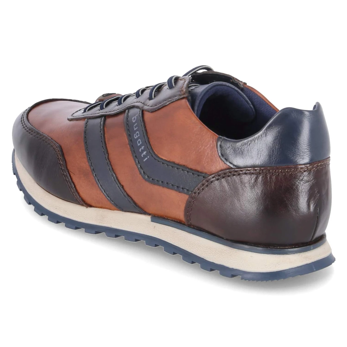 BugattiLow Sneaker - dark brown / cognac