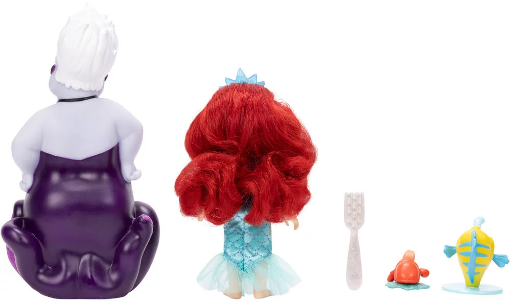 DISNEY PRINCESSES - ARIEL - COFFRET POUPEE ARIEL ET URSULA