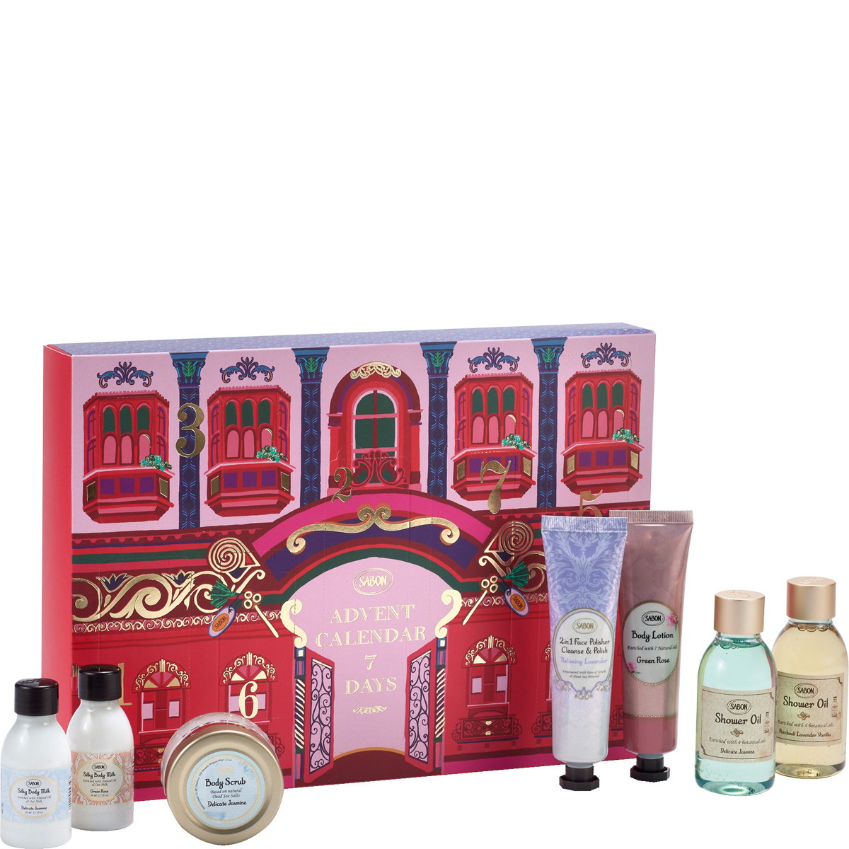 Calendrier de l'Avent 7 jours - Visage & corps - 7 produits