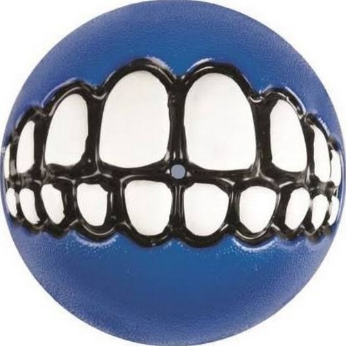 Bola dispensadora de petiscos Grinz azul para cães